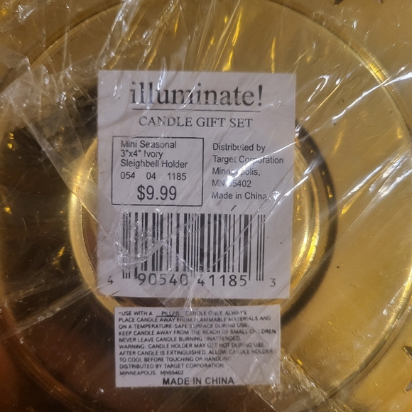 Candle with bells and star plate - Picture 4 of 10